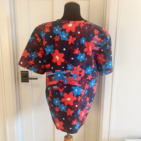 MARNI Floral Cotton Poplin Top - Picture 6 of 12